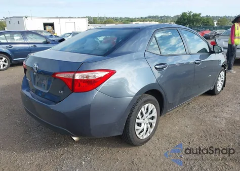 2017 Toyota Corolla Le z USA, uszkodzony, nr VIN 2T1BURHE6HC935896